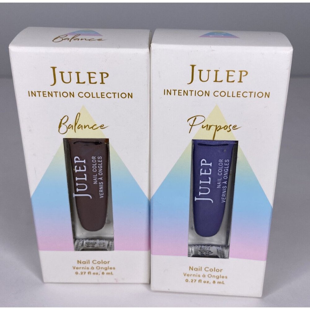 Julep Nail Polish Color  Lot Of 2 Purpose And Balance NIB New